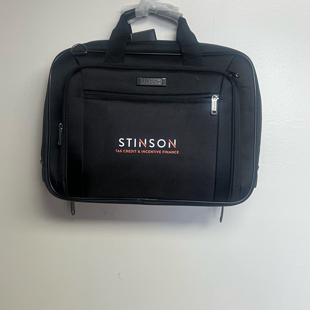 Reaction Kenneth Cole Black Laptop Bag